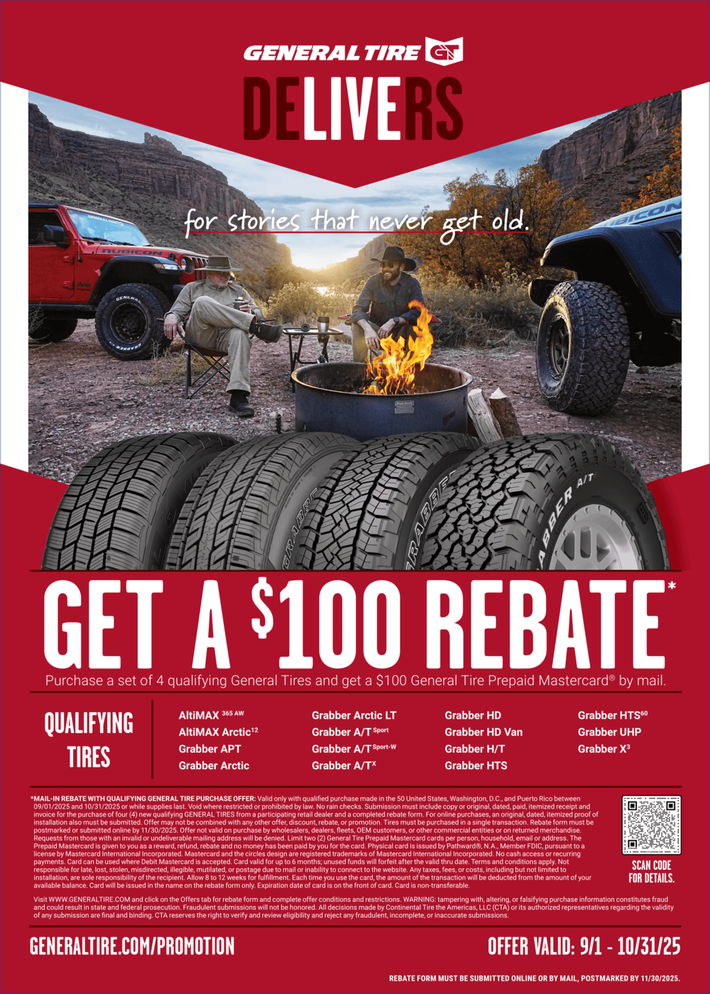 General Tire Fall 2025 Rebate