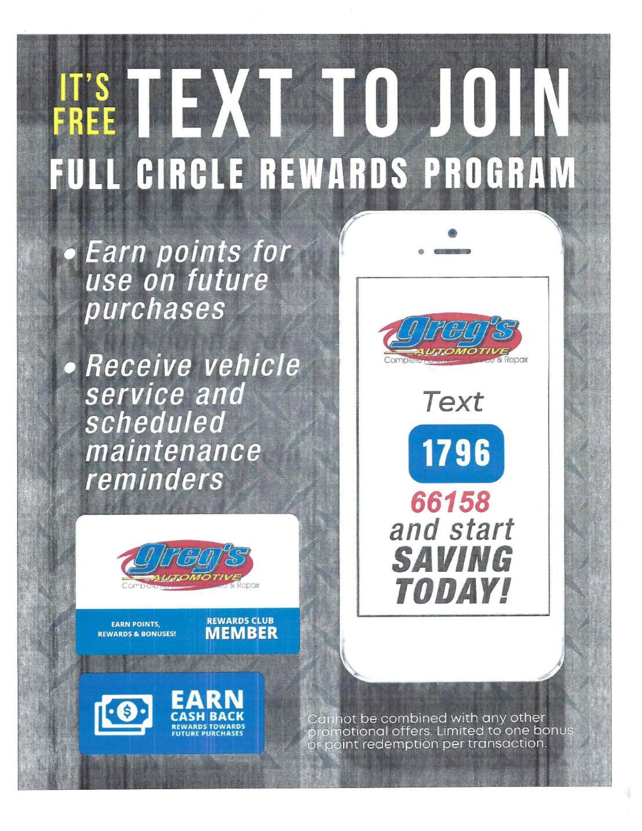Customer Rewards Program Page 2