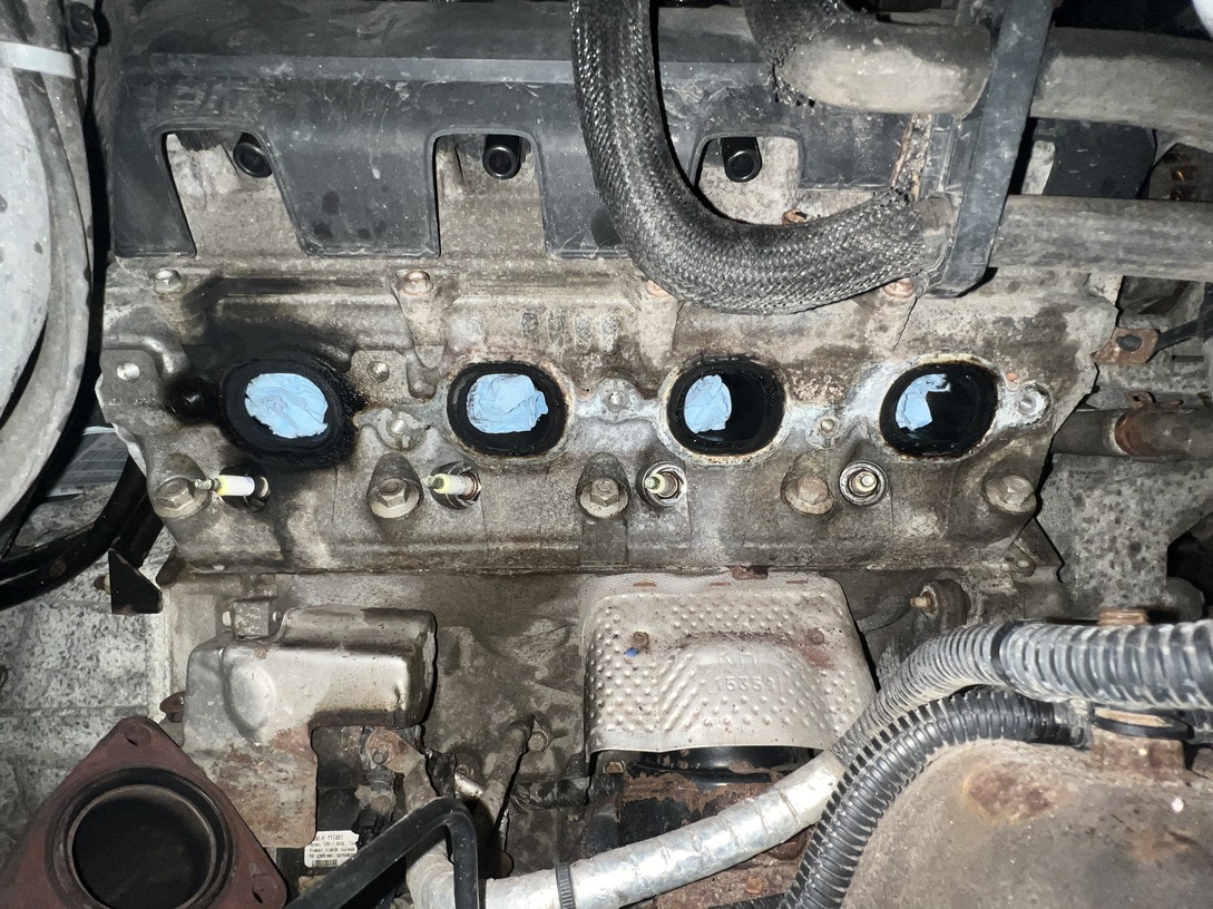 Exhaust manifold replacement Chevy truck