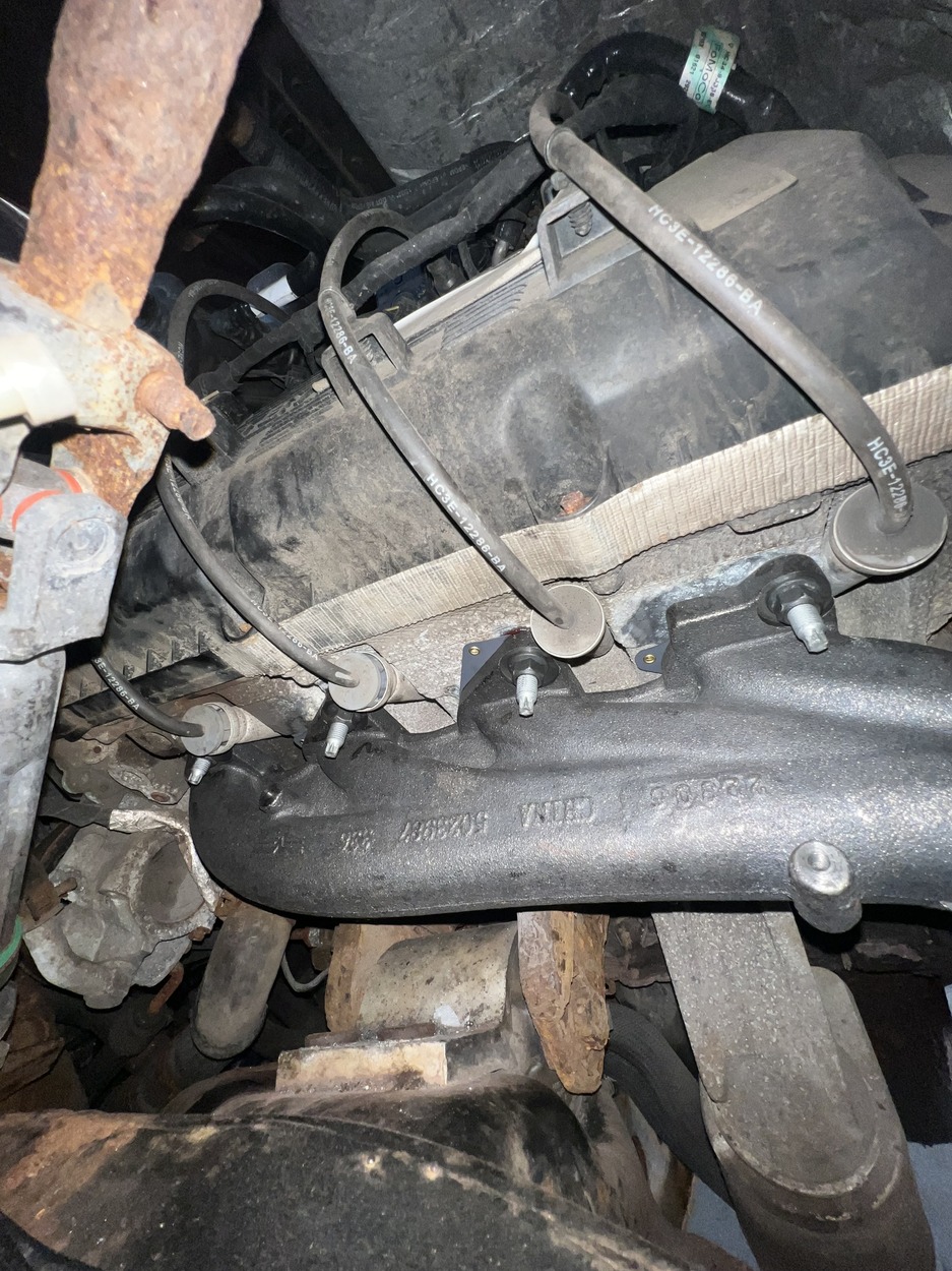 Ford truck exhaust manifold replacement