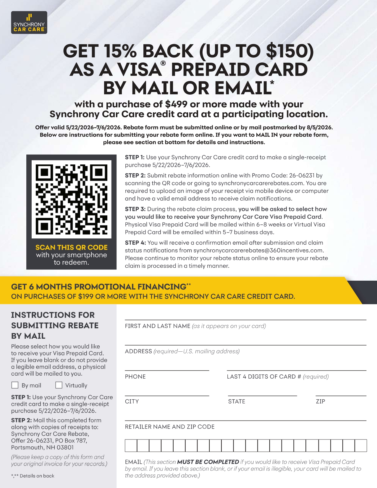 Synchrony Promotion 1
