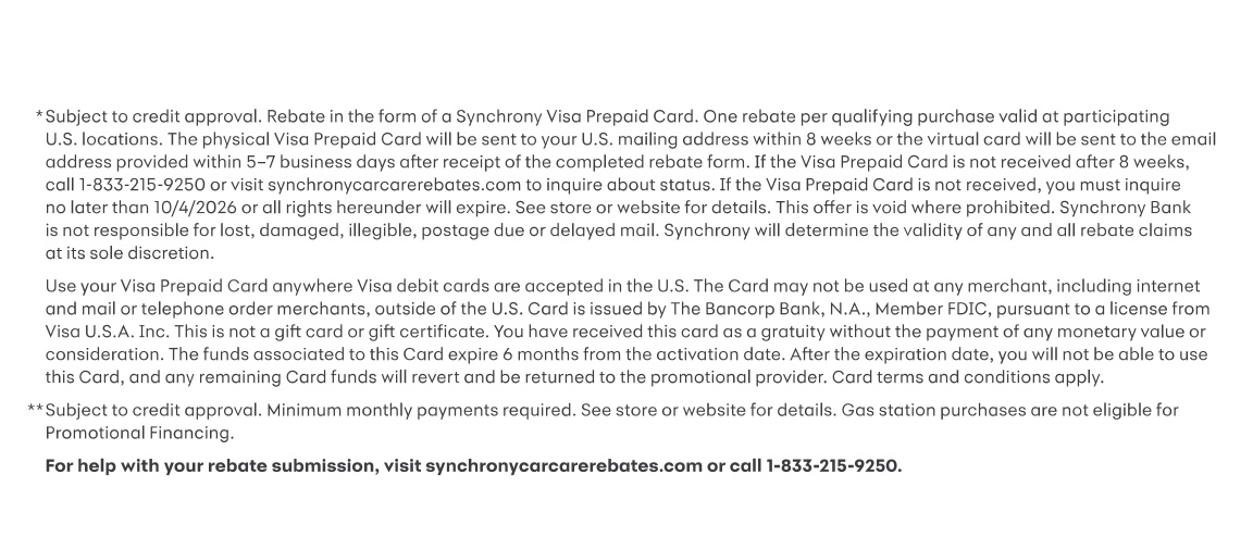 Synchrony Promotion 2