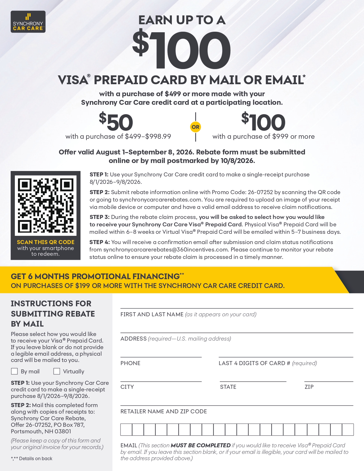Synchrony Promotion 1