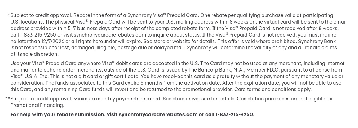 Synchrony Promotion 2