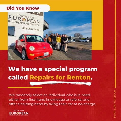 Repairs for Renton