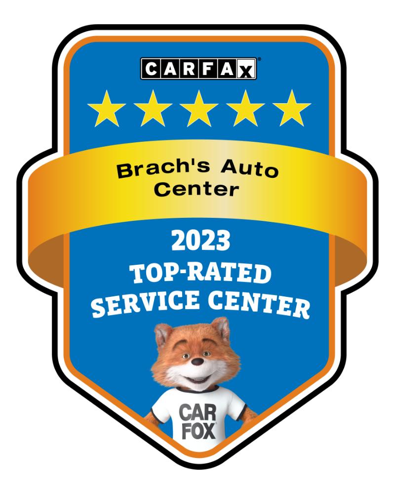 Congratulations Brach's Auto Center, you're a CARFAX Top-Rated Service Center!
