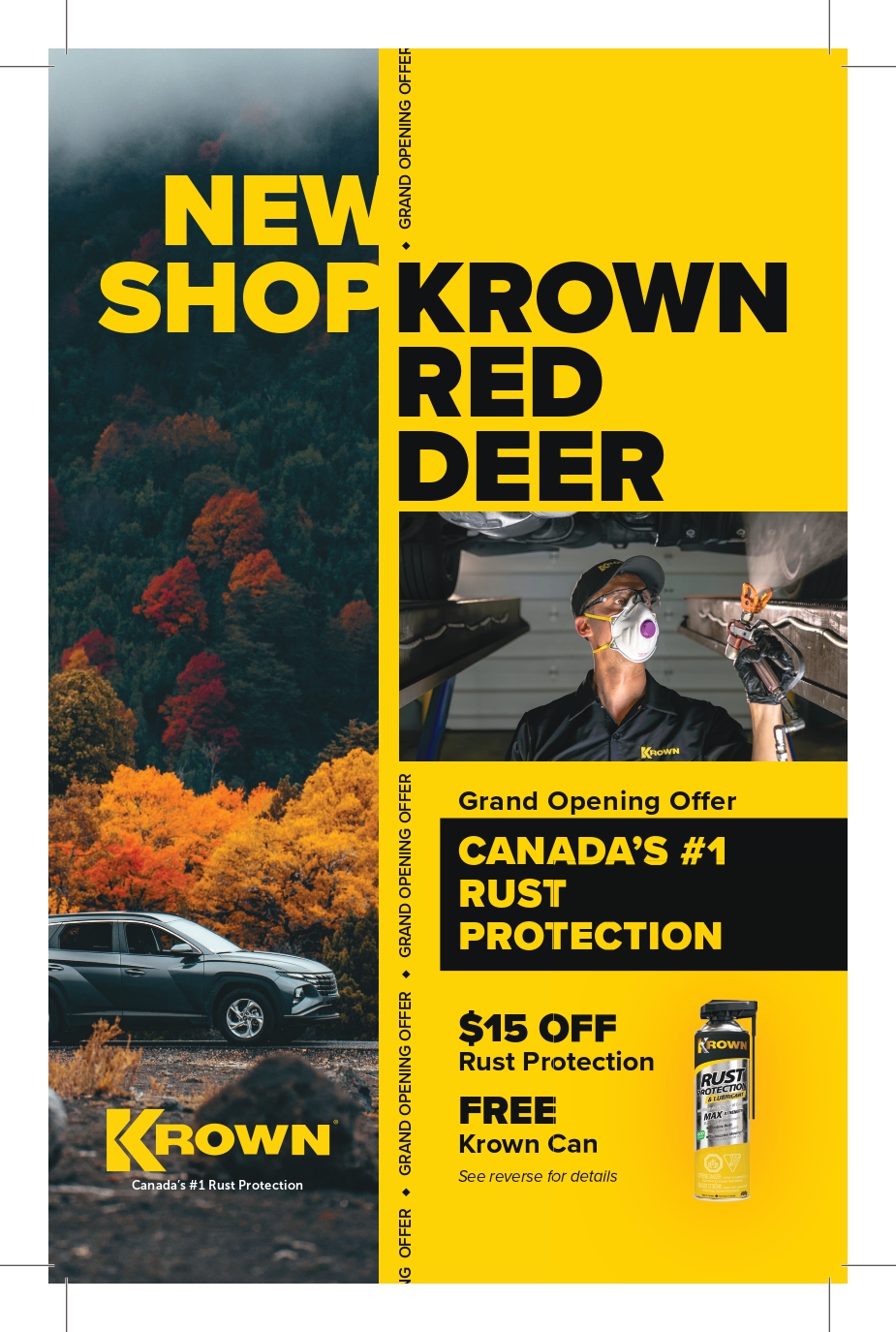 Krown Rust Protection promotion at Wrenchmasters in Red Deer