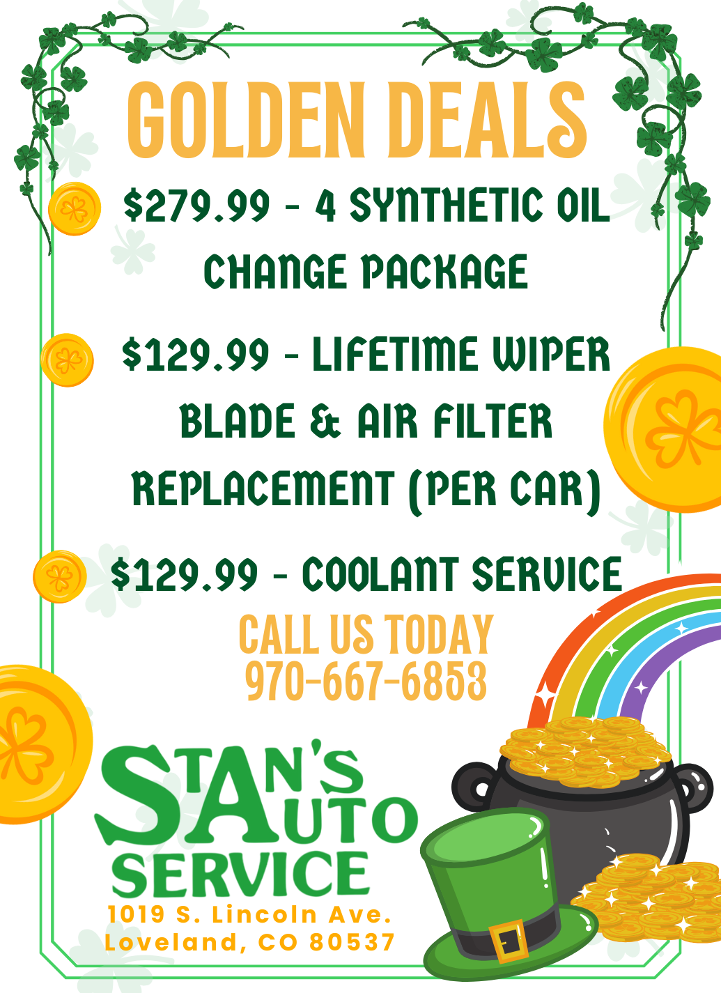 Coupons and Specials for January 2026