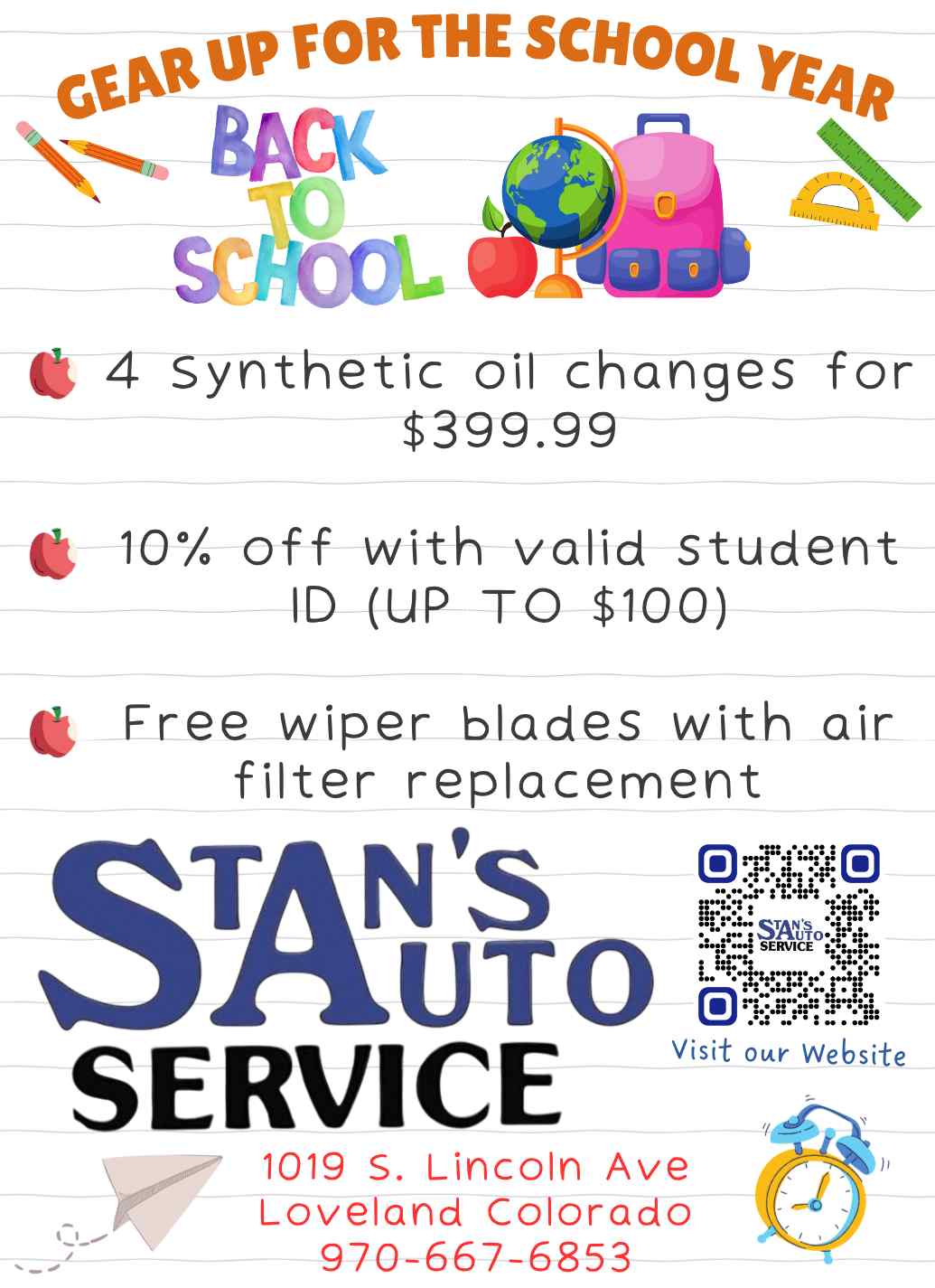 Coupons for Back to School