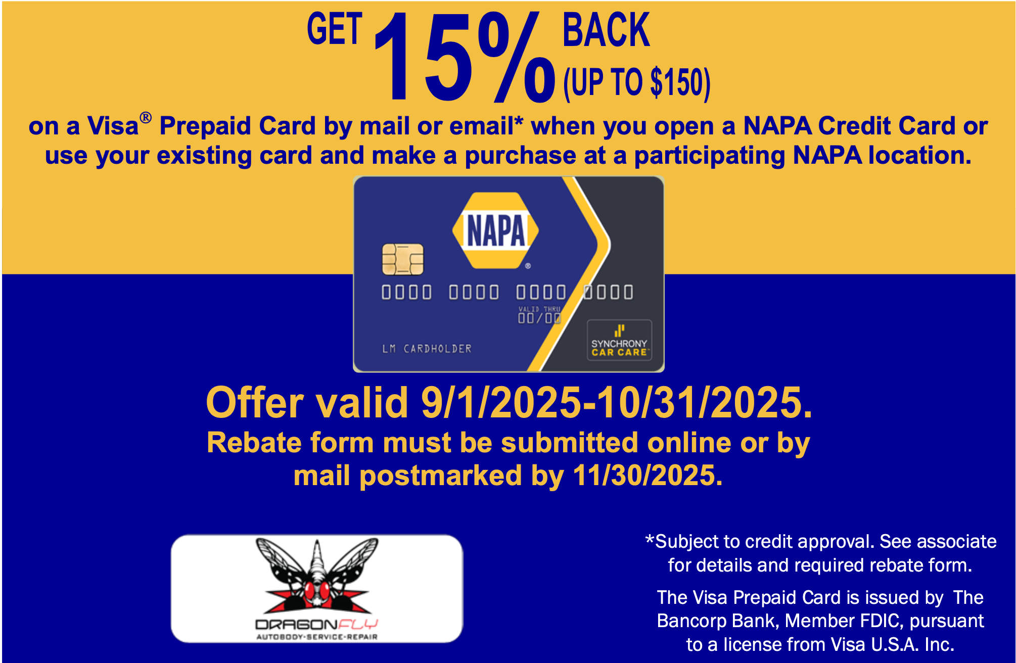NAPA Credit Card
