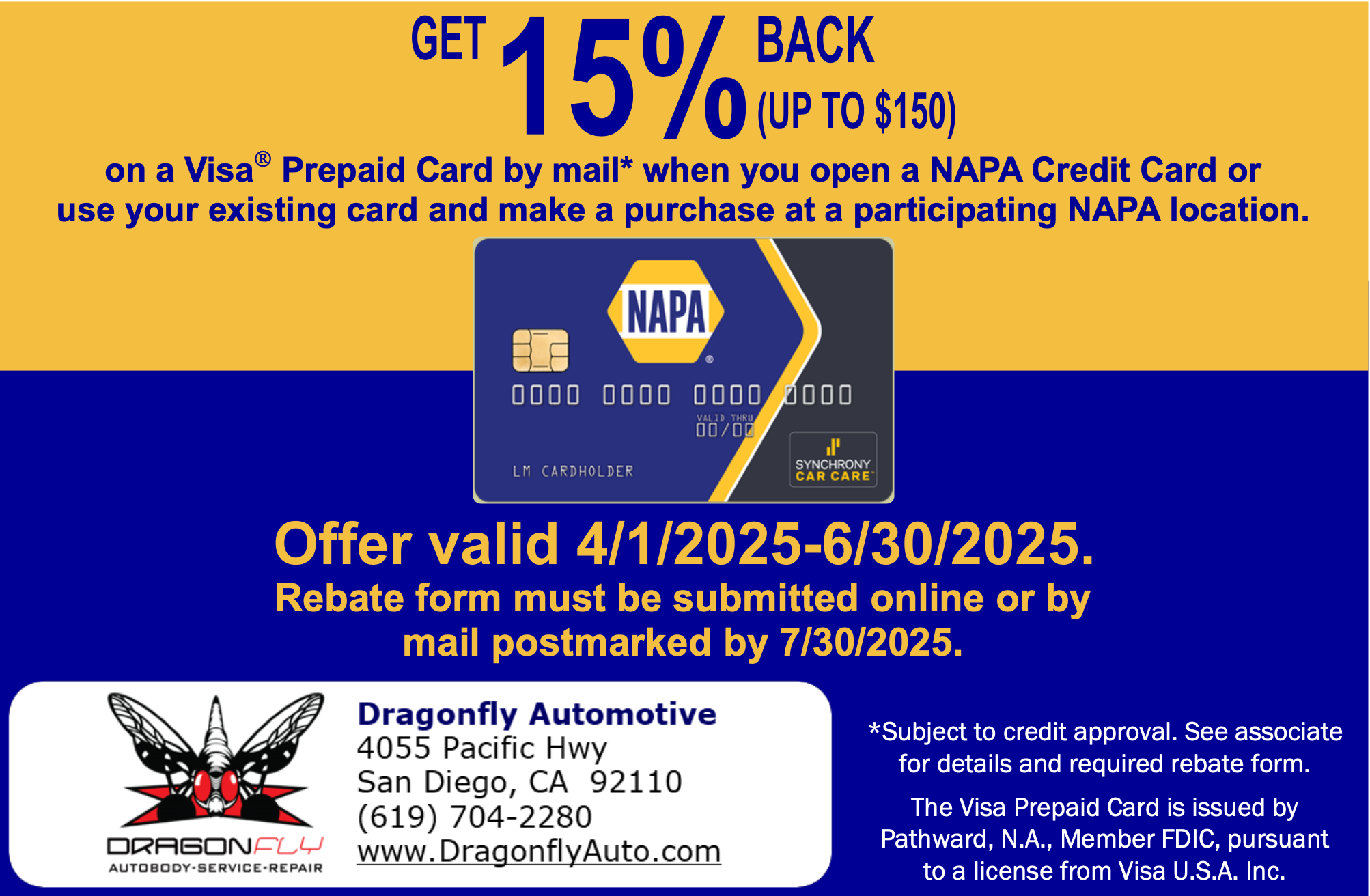 NAPA Special | Dragonfly Automotive