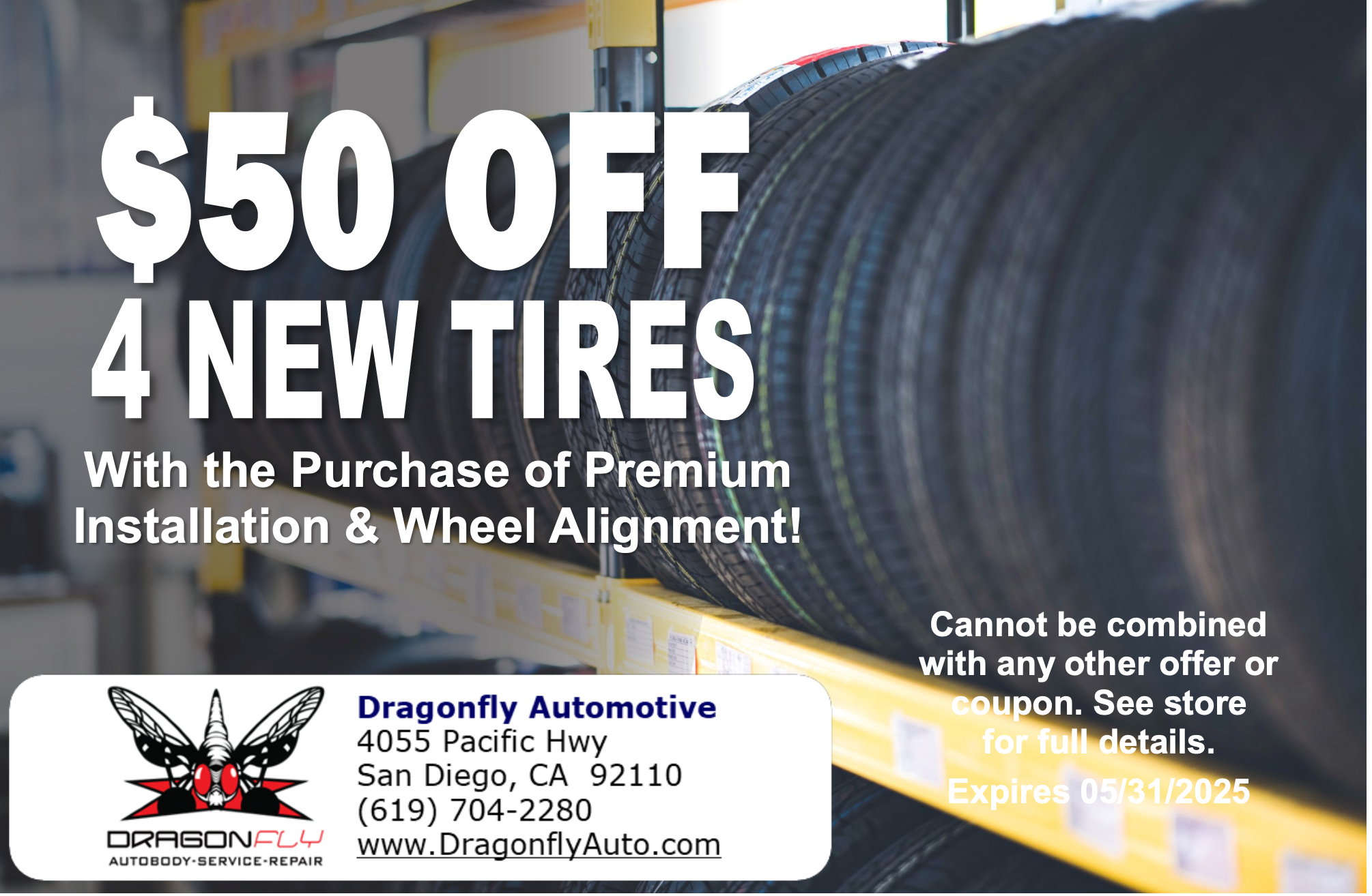 Tire Special | Dragonfly Automotive