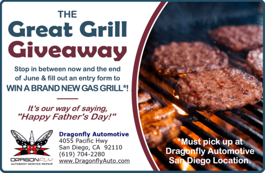 Great Grill Giveaway | Dragonfly Automotive