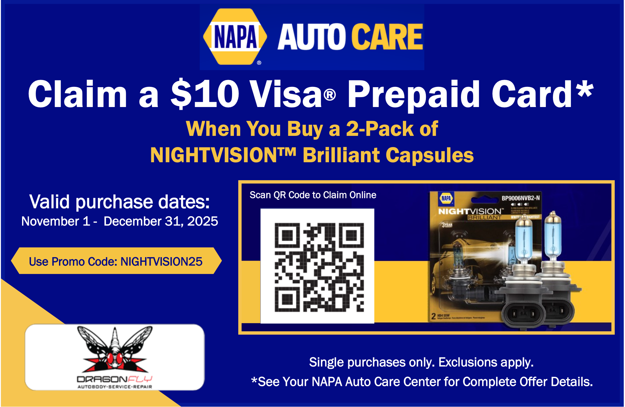 NAPA Auto Care Specal