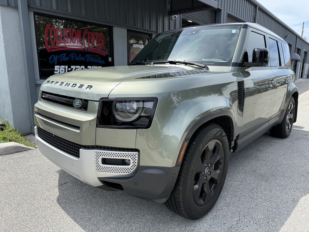 Land Rover Defender collision repair