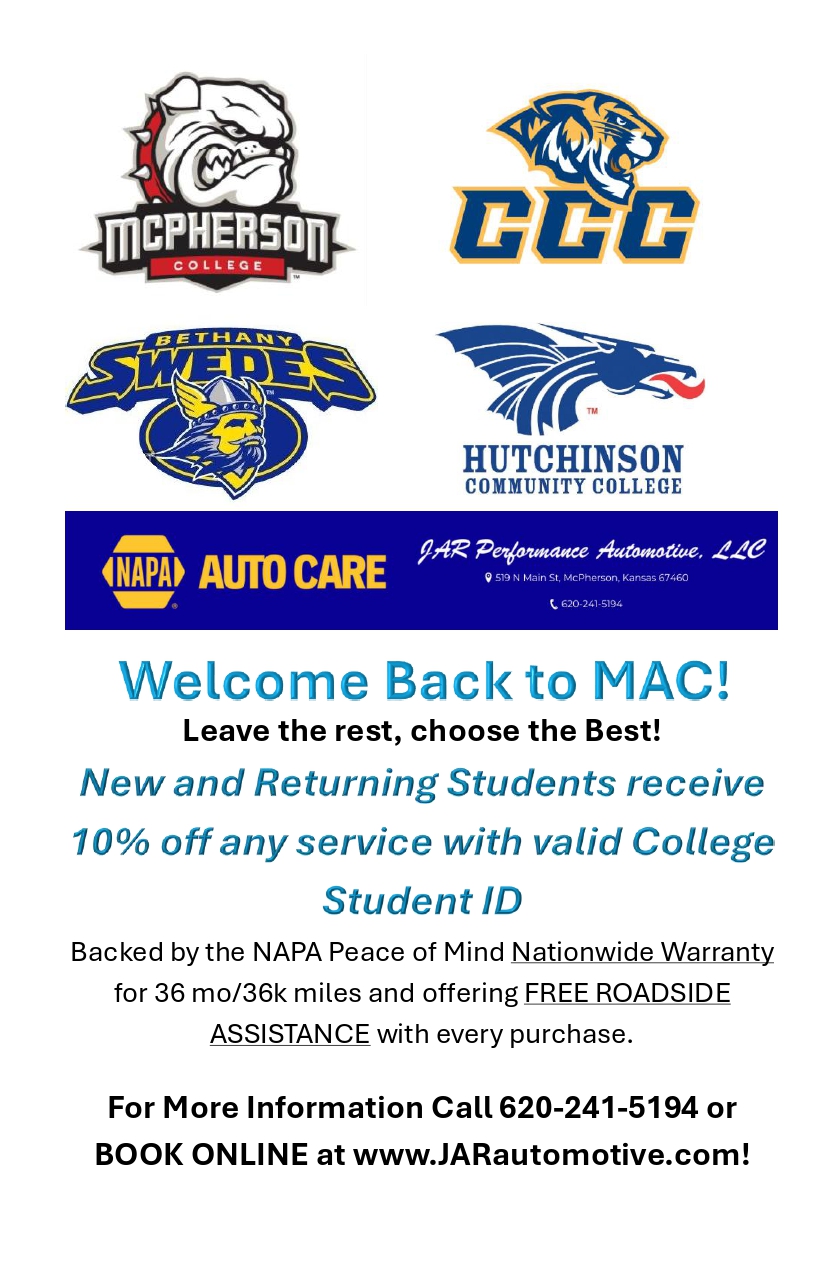 College Student Discount Flyer