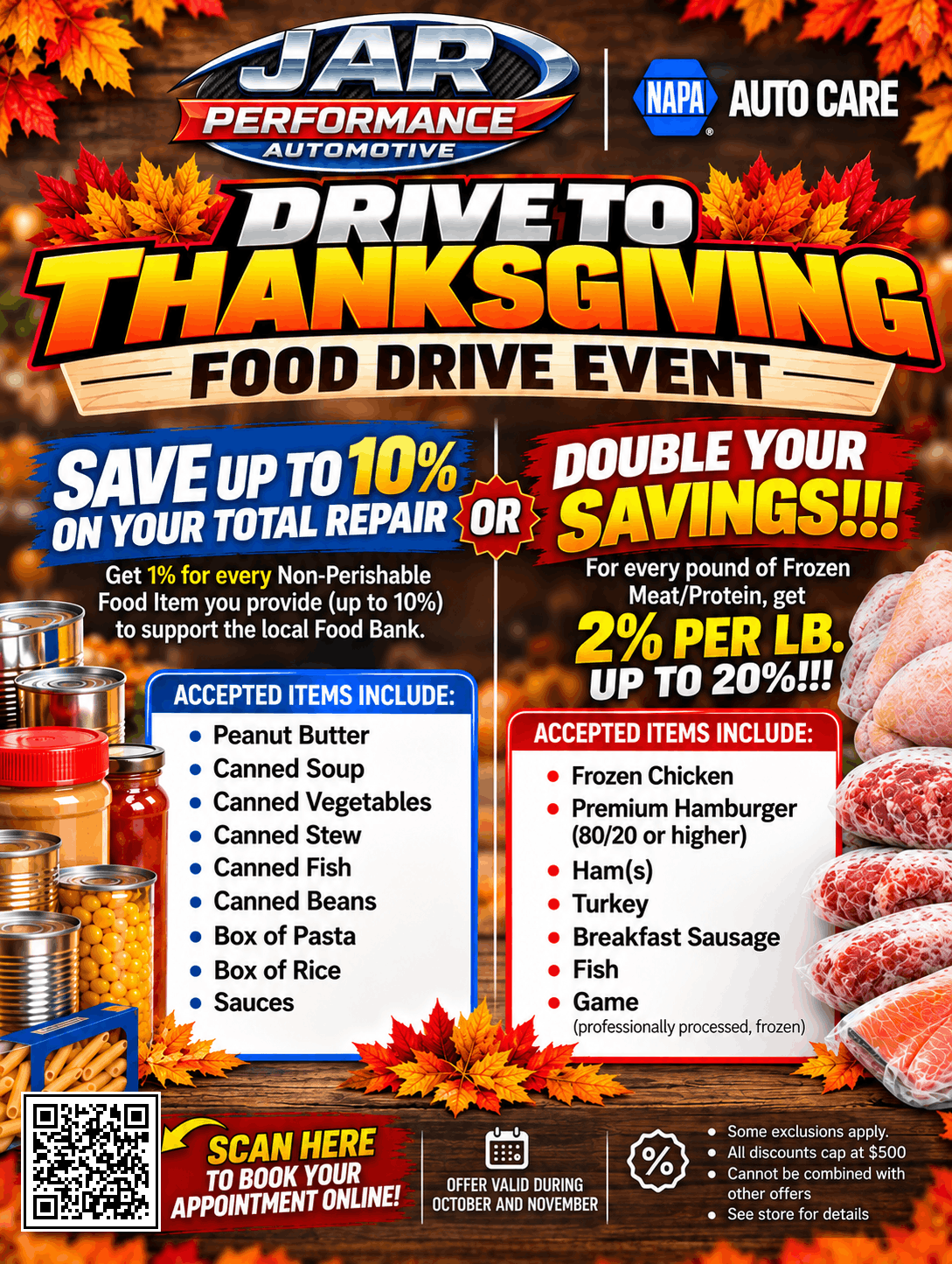 Drive to Thanksgiving | Jar Automotive