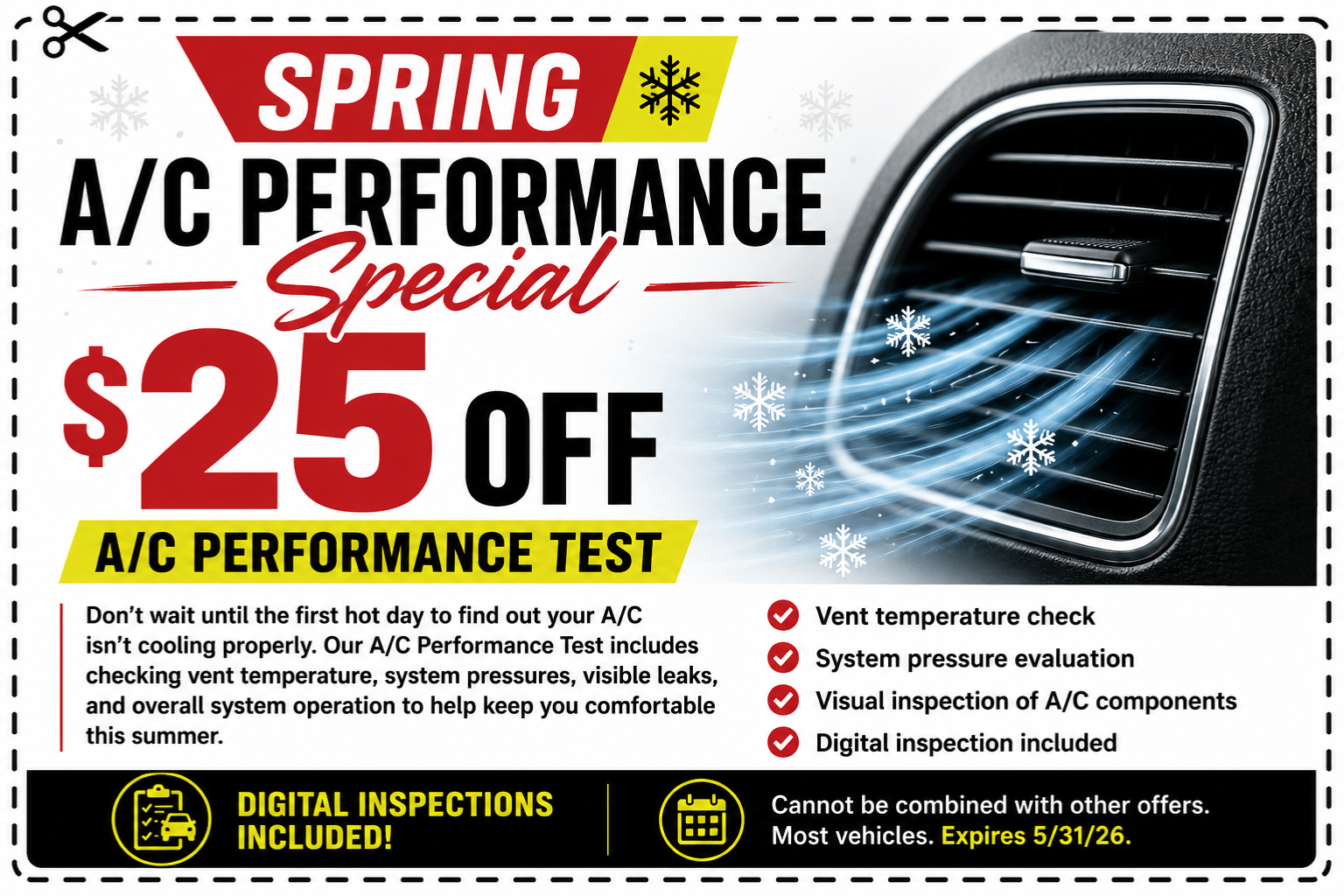 A/C Performance Special