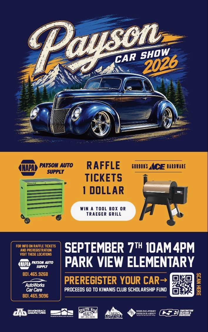 2026 Payson Car Show sponsored in part by AutoWorks Car Care